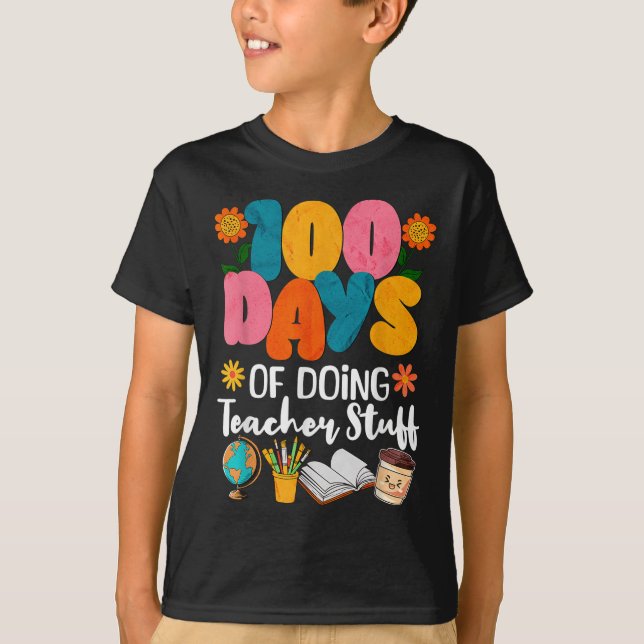 T-shirt 100 Jours De Faire Des Stups D'Enseignant 100E Jou (Devant)