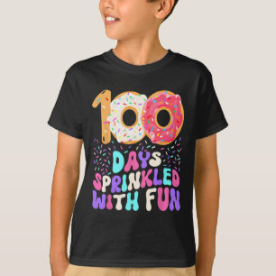 T-shirt 100 Jours De Fille Scolaire Mignonne Saupoudrée Do