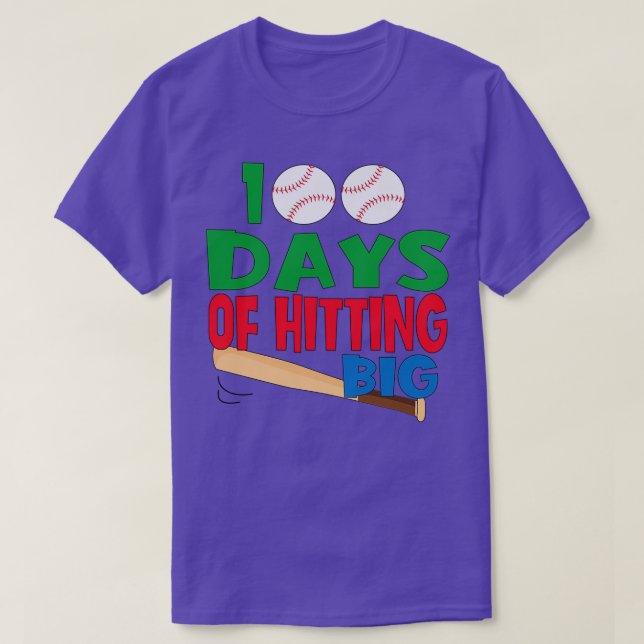 T-shirt 100 Jours De Frapper Big Funny 100e Jour D'École (Design devant)