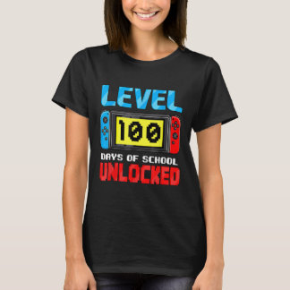 T-shirt 100 Jours De Garçons 100E Jour De Niveau D'École