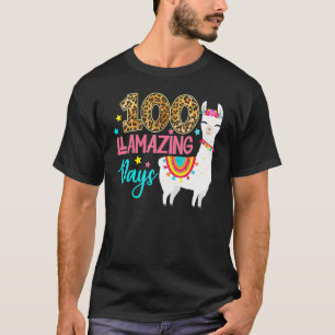 T-shirt 100 Jours De Lamazing Llama 100E Jour D'Enseigneme
