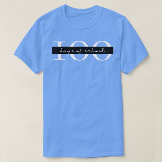 T-shirt 100 Jours de l'école Cent Jours de l'école enseign (Design devant)