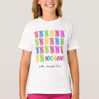 100 Jours de l'école Colorful Tally Mark