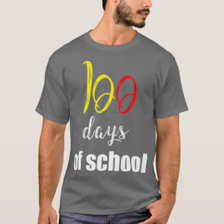 T-shirt 100 Jours de l'école drôle conception d'idée 1