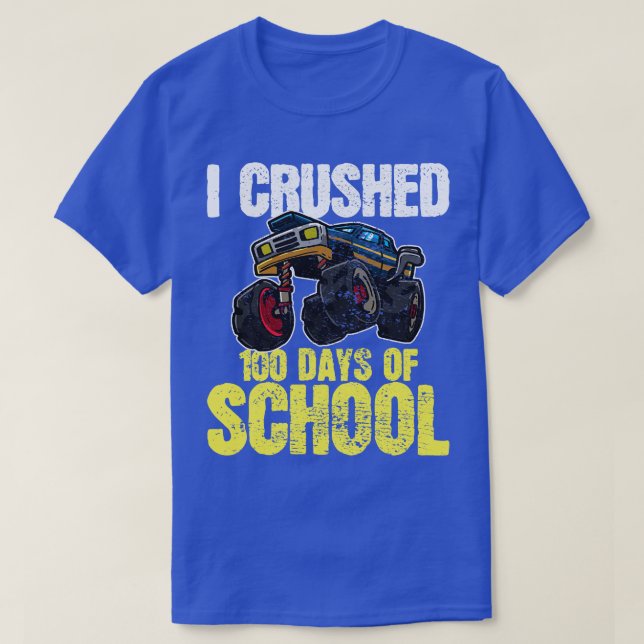 T-shirt 100 jours de l'école Monster Truck (Design devant)