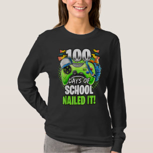 T-shirt 100 Jours De L'École Ncloué It Video Jeu Kindergar