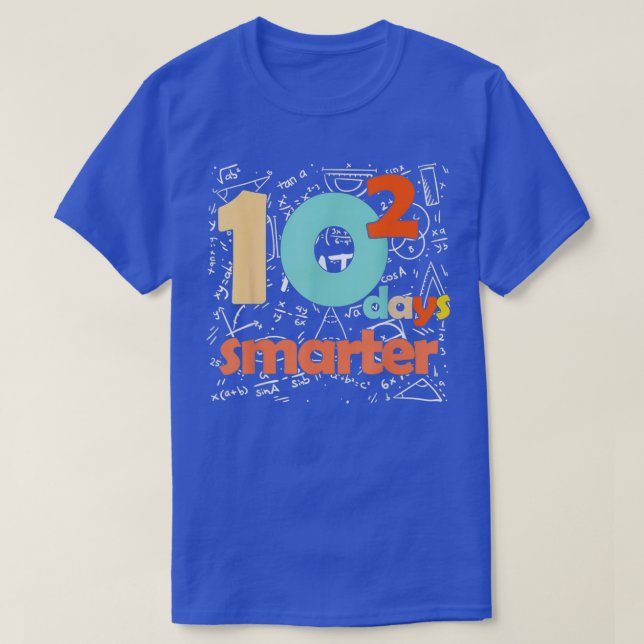T-shirt 100 Jours De L'École Smarter 10 Jours Carrés Pour  (Design devant)