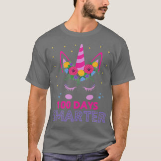 T-shirt 100 Jours de l'école Smarterunicorn illustration