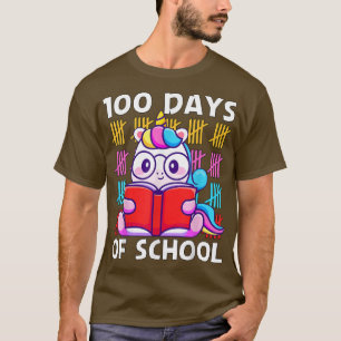 T-shirt 100 Jours de l'école Unicorn - 100e jour de l'écol