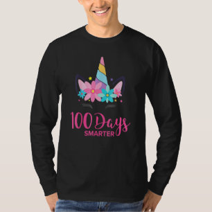 T-shirt 100 Jours De L'École Unicorne Filles Costume Enfan