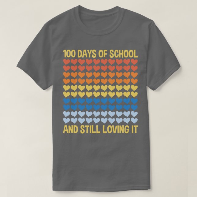 T-shirt 100 jours de l'enseignant (Design devant)