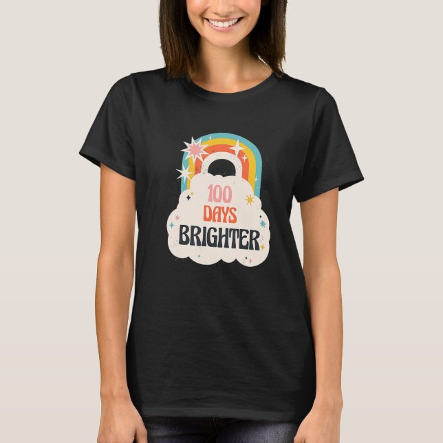 T-shirt 100 Jours De Lumière 100E Jour De L'École Hyper Ra (Devant)