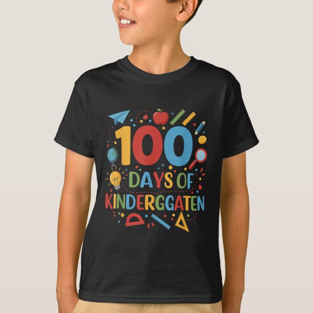 T-shirt 100 Jours De Maternelle 100E Jours De (Devant)