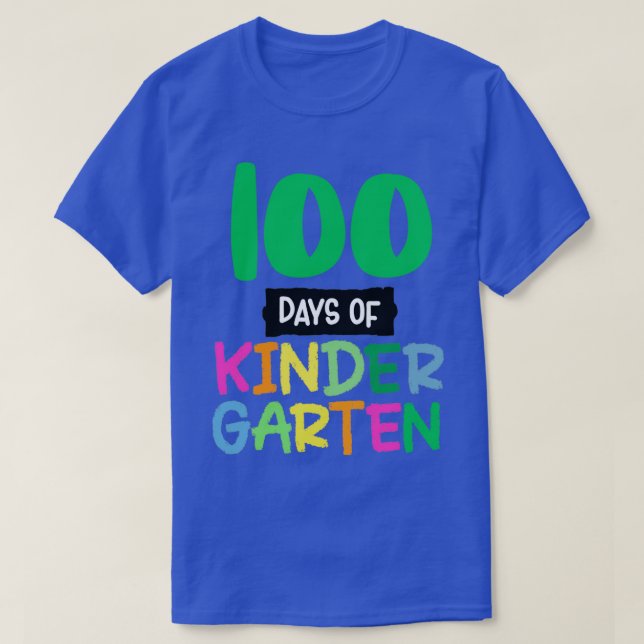 T-shirt 100 jours de maternelle 8 (Design devant)
