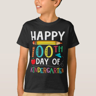 T-shirt 100 Jours De Maternelle - Joyeux 100E Jour De Scho