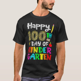 T-shirt 100 Jours De Maternelle - Joyeux 100E Jour De Scho