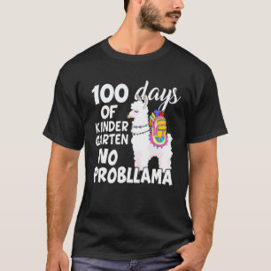 T-shirt 100 Jours De Maternelle Professeurs Lama Élèves