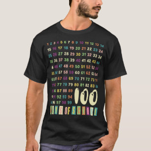 T-shirt 100 jours de mathématiques pour les enseignants co