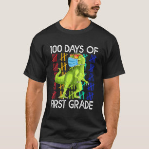 T-shirt 100 Jours de première année Dinosaur Dino Trex