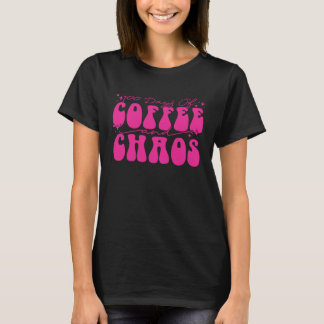 T-shirt 100 jours de professeur d'école de café et de chao