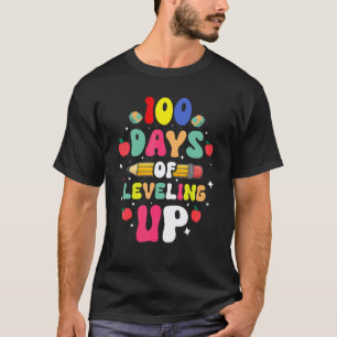 T-shirt 100 jours de progression des enfants heureux des e