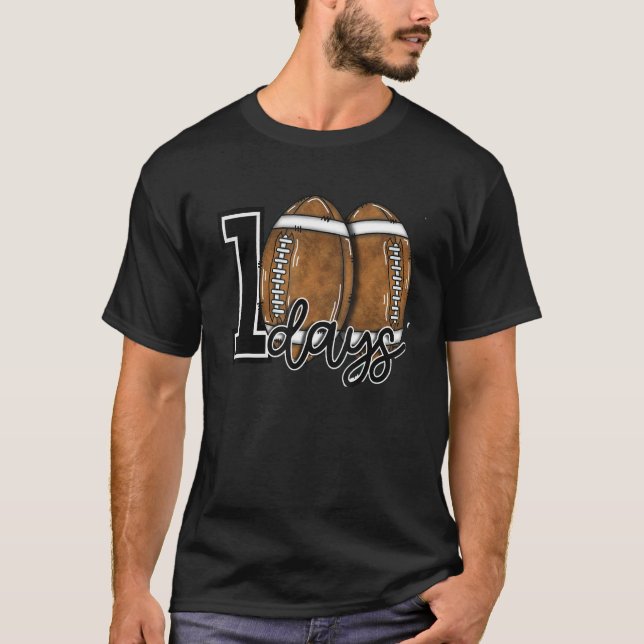 T-shirt 100 Jours De Rugby Scolaire (Devant)