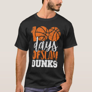 T-shirt 100 Jours de Slam Dunks 100e Jour de l'école Enfan