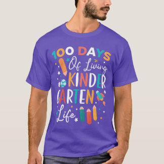 T-shirt 100 jours de vie de maternelle ami de l'école