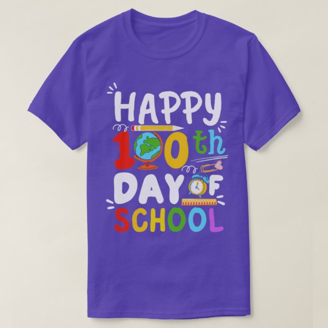 T-shirt 100 jours d'école (Design devant)