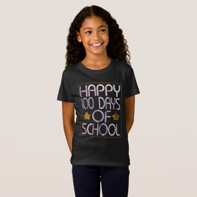 T-Shirt 100 jours d'école (Devant entier)