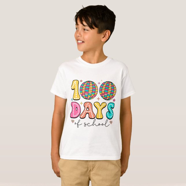 T-shirt 100 Jours D'école (Devant entier)