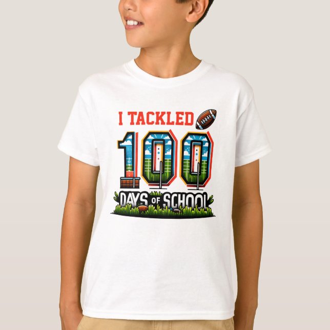 T-shirt 100 jours d'école (Devant)