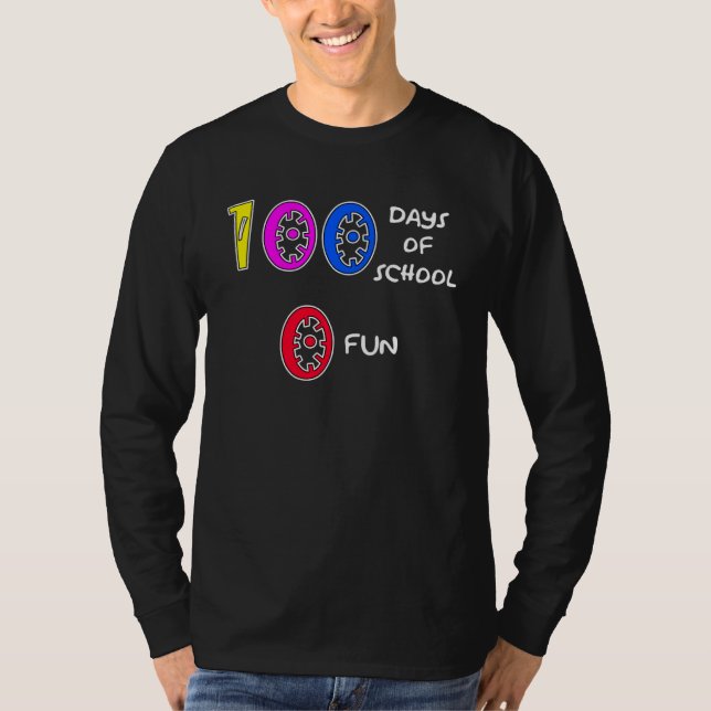 T-shirt 100 Jours D'école 0 Amusement  1 (Devant)