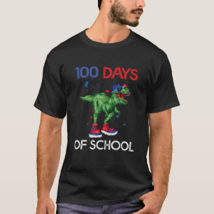 T-shirt 100 Jours D'École 100E Jour Dino Enfants Garçons F