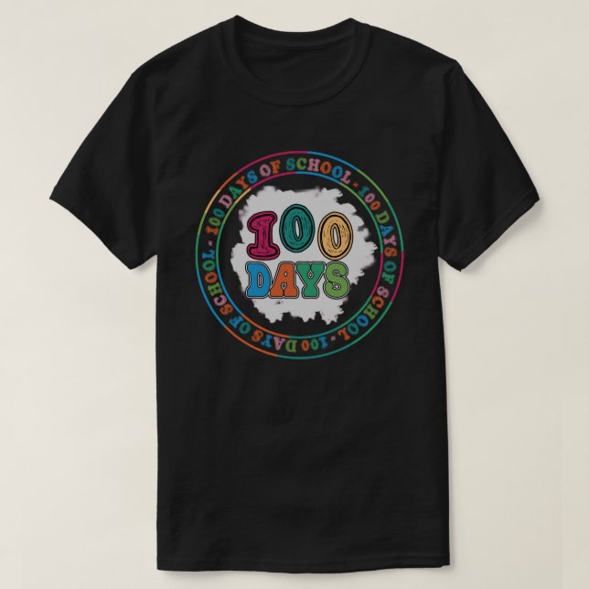 T-shirt 100 jours d'école (2) (Design devant)