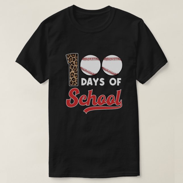 T-shirt 100 jours d'école (3) (Design devant)