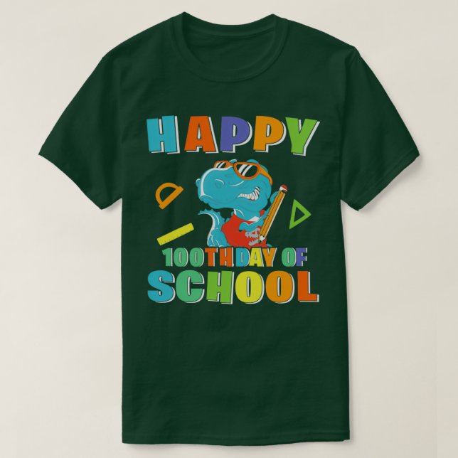 T-shirt 100 jours d'école 38 (Design devant)