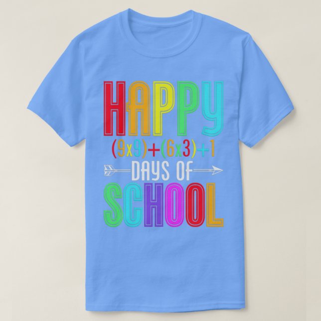 T-shirt 100 Jours D'École 6 1 (Design devant)
