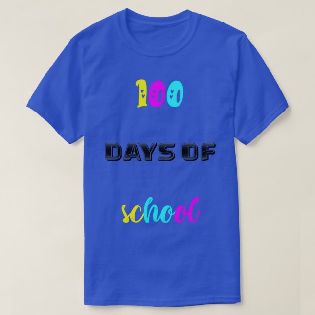 T-SHIRT 100 JOURS D'ÉCOLE 78 (Design devant)