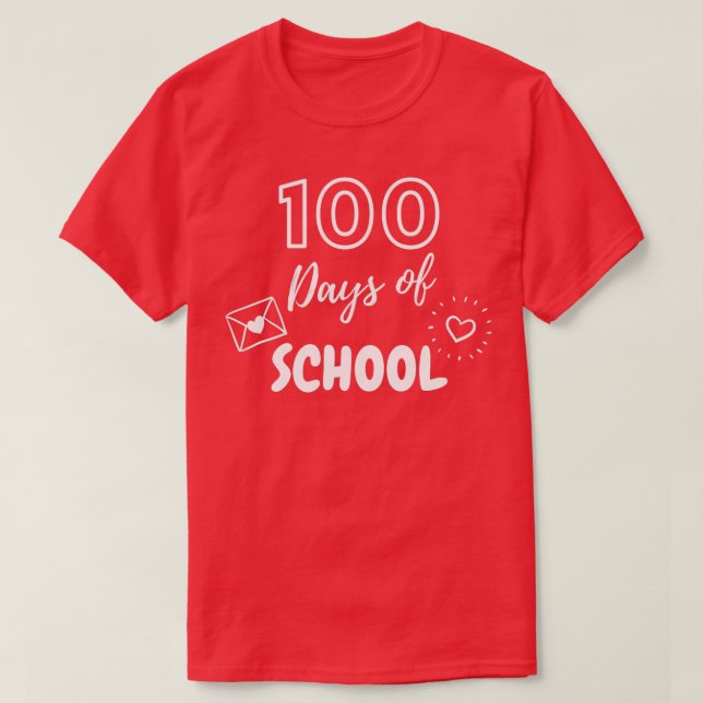 T-shirt 100 jours d'école 8 1 (Design devant)