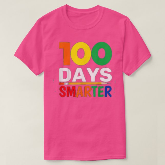 T-shirt 100 jours d'école 8 2 (Design devant)