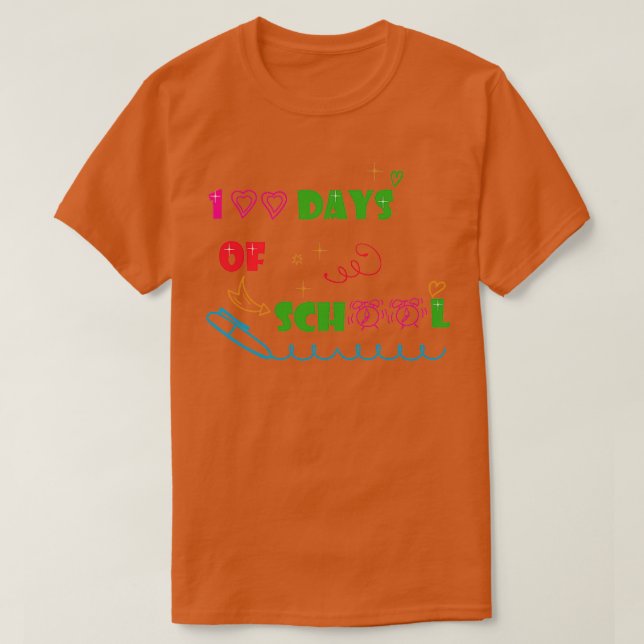 T-shirt 100 jours d'école 95 (Design devant)