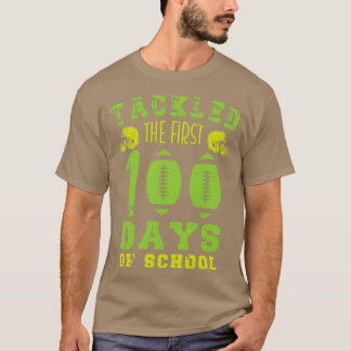 T-shirt 100 Jours d'école attaqués les premiers 100 Jours 