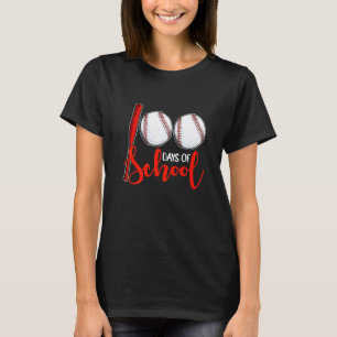 T-shirt 100 Jours d'École Baseball Enseignant Garçons 100è