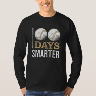T-shirt 100 Jours D'école Baseball Garçon Amusement Célébr