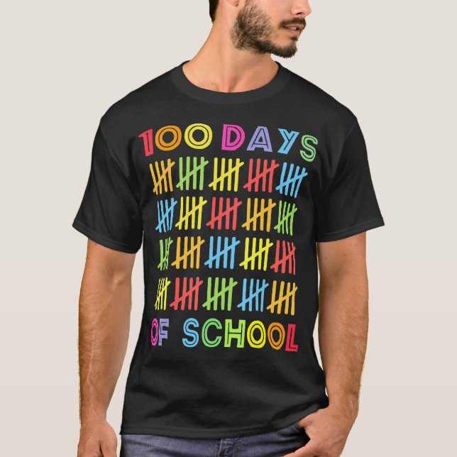 T-shirt 100 Jours D'École Chemise Enfants 100E Jour D'Écol (Devant)