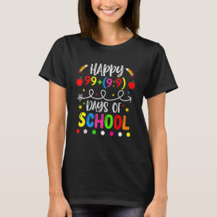 T-shirt 100 Jours D'École Chemise Math Equation Enseignant