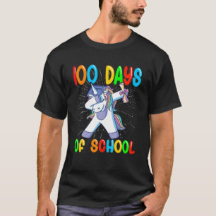T-shirt 100 Jours D'École Dabbing Unicorn