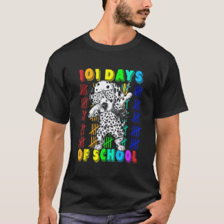 T-shirt 100 Jours D'école Dalmatien 100 Jours Plus Intelli