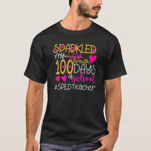 T-shirt 100 jours d'école Éducation Spéciale Enseignant